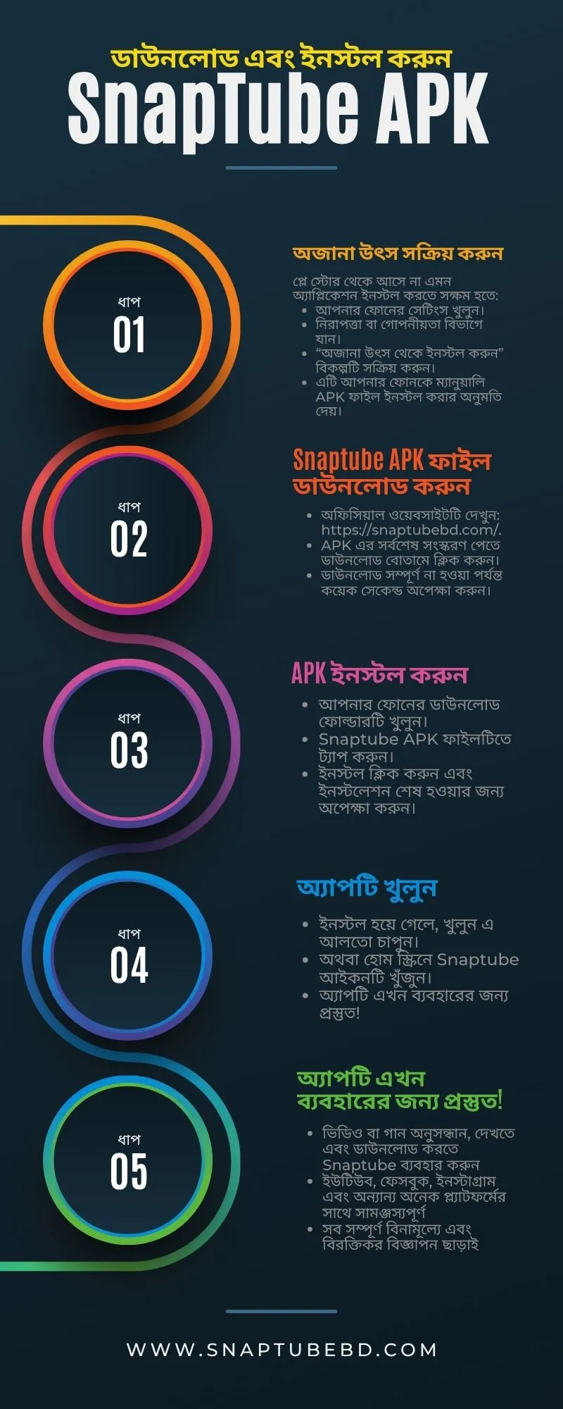 কিভাবে Snaptube ডাউনলোড এবং ইনস্টল করবেন